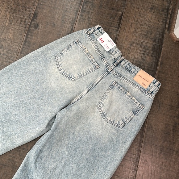 NWT ELLA WOMEN JEANS HIGH RISE WIDE LEG JEANS SIZE 8 (40) - Picture 9 of 17